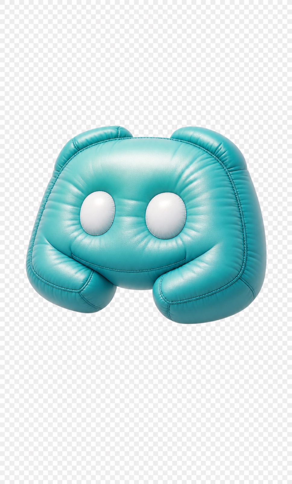 Teal Inflatable Mascot Pillow Icon